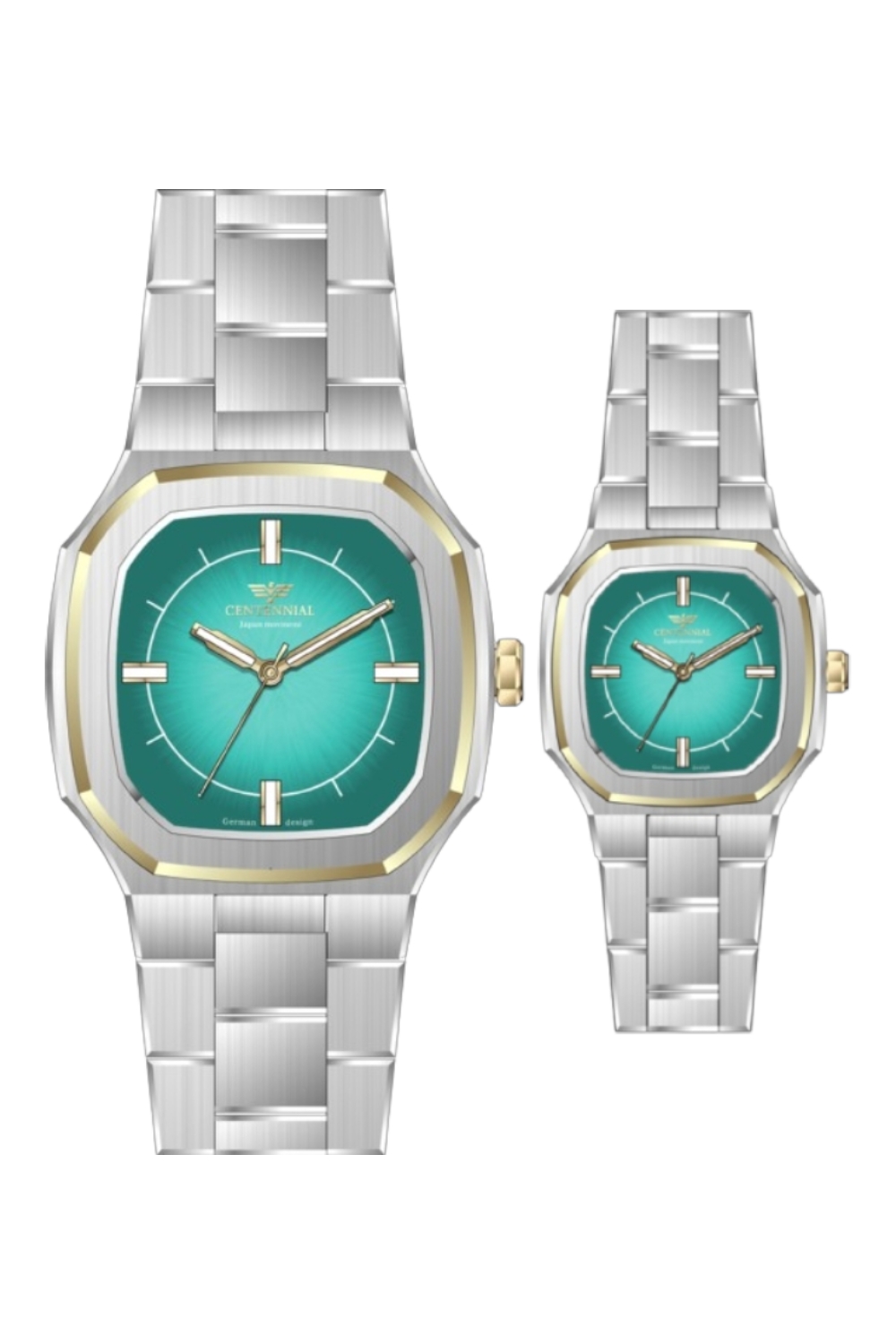 ساعت مردانه و زنانه چهارگوش