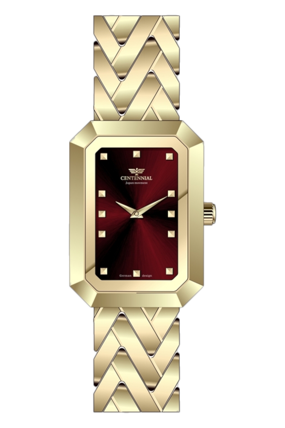 ساعت زنانه قاب مستطیل